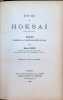 Etude sur Hoksa&iuml; Th&egrave;se pr&eacute;sent&eacute;e a la facult&eacute; des lettres de Paris. Michel Revon