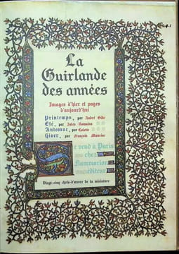 La Guirlande des années Images d(hier et pages d'aujourd'hui. Collectif