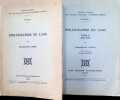 Bibliographie du Laos 2 volumes. Pierre Bernard Lafont