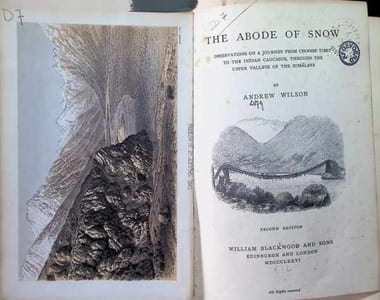 The Abode of Snow observations on a journey from Chinese Tibet to the Indian Caucasus, through the upper valleys of the Himalaya