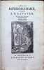 Over de Physiognomie door J. C. Lavater compleet in vier delen. J. C. Lavater