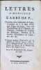 Lettres a Monsieur l'Abb&eacute; de P...... (PAIX), Chanoine de la Cath&eacute;drale de Li&egrave;ge, Conseiller de S. A. Mgr. l'Ev&ecirc;que-Prince de Li&egrave;ge, dans son ...
