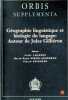 Géographie linguistique et biologie du langage - autour de Jules Gilliéron. Pierre Swiggers ea.