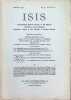 ISIS  International Review devoted to the History of Science and Civilization Quaterly Organ of the History of Science Society  N° 37, Vol XII (1)  ...