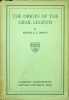 The Origin of the Grail Legend. Arthur C. L. Brown