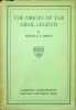 The Origin of the Grail Legend. Arthur C. L. Brown