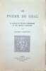 Le Poeme du Gral  , le parzival de Wolfram D'Eschenbach et ses sources françaises. Maurice Wilmotte