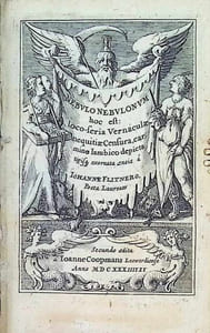 Nebulo nebulonum hoc est: Loco-seria vernaculae nequitiae censura, carmine iambico depicta tipisque exornata aeneis