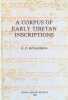 A Corpus of Early Tibetan Inscriptions. Hugh Richardson
