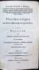 Pharmacologia medico-chirurgicaspecialis sive Doctrina de viribus medicamentorum 2 delen in 1 band. Josephi Jacobi a Plenck