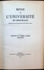 Revue de l'Universit&eacute; de Bruxelles Trente et uni&egrave;me ann&eacute;e 1925-1926. Collective