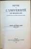 Revue de l'Université de Bruxelles  Trente Deuxième année 1926-1927. Collective