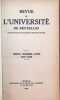 Revue de l'Université de Bruxelles  Trente Troisième année 1927-1928. Collective