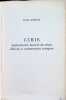 CIRIS Authenticit&eacute;, histoire du texte, &eacute;dition et commentaire critiques. Daniel Knecht
