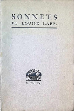 Sonnets Agrémentés de gravure sur bois originales en couleurs de Robert Bonfils. Louise Labé