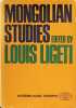 Mongolian Studies. Louis Ligeti