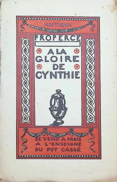 A la Gloire de Cynthie. J. Genouille traduit