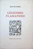 Légendes Flamandes. Charles De Coster
