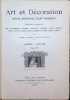 Art et Décoration  Revue Mensuelle d'Art Moderne  Janvier - Juin 1900  Tome VII. Collectif
