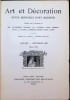 Art et D&eacute;coration Revue Mensuelle d'Art Moderne Juillet- D&eacute;cembre 1900 Tome VIII. Collectif