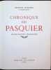 Chronique des Pasquier avec Quatre-vingt-trois photographies. GEORGES DUHAMEL