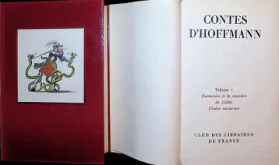 Contes d'Hoffmann 4 volumes
