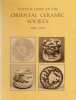 Transactions of the Oriental Ceramic Society 45 1980 - 1981. Collectif