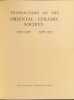 Transactions of the Oriental Ceramic Society 41 1975 - 1976 1976 - 1977. Collectif