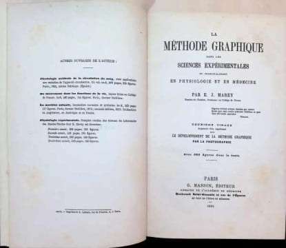 La Méthode Graphique dans les sciences expérimentales et principalement en Physiologie et en Médecine. E. J. Marey