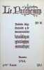 Le Parchemin, Bulletin Belge d'Entr'aide de Documentation Heraldique, Genealogique Onomastique, 3eme Annee, de Nr 18 au Nr 27 inclus, complet. ...