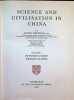 Science and civilisation in China Volume I : Introductory Orientations. Joseph Needham