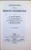 Introduction a l'&eacute;tude de la M&eacute;decine exp&eacute;rimentale. M. Claude Bernard