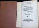 La Chronique Scandaleuse ou Memoires pour servir &agrave; l'histoire de la g&eacute;n&eacute;ration pr&eacute;sente, contenant les anecdotes & les pieces fugitives les plus ...