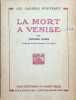 La Mort a Venise. Thomas Mann
