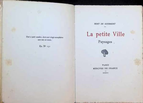 La petite Ville Paysages. Remy de Gourmont