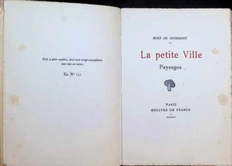 La petite Ville Paysages. Remy de Gourmont