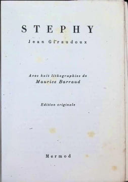 Stephy. Jean Giraudoux