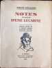 Notes prises d'une Lucarne. Franz Hellens