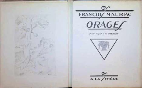 Orages. François Mauriac