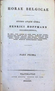 Horae Belgicae 1 - 12 complete