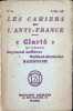 Les Cahiers de l'Anti-France  N&deg; 4 Clart&eacute;. Raymond Lef&egrave;bure  Vaillant-Couturier Barbusse