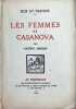 Les Femmes de Casanova. Eug&egrave;ne Marsan