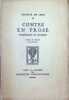 Contes en Prose. Leconte De Lisle