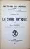 Histoire du Monde, Tome IV, La Chine Antique. Henri Maspero