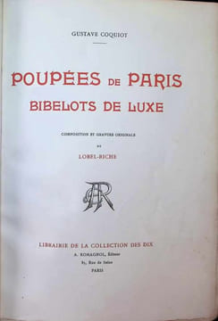 Poupées de Paris Bibelots de Luxe. Gustave Coquiot