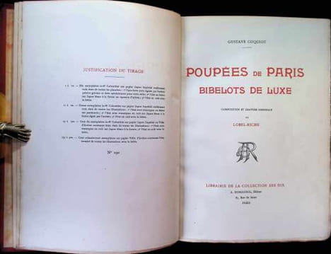 Poupées de Paris Bibelots de Luxe. Gustave Coquiot