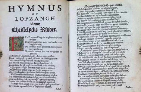 DE HELDEN GODES DES OUWDEN VERBONDS, Met kunstige beeldenissen vertoont, en poeetelijck verklaert. Hymnus of Lofzangh van de Christelycke Ridder , De ...