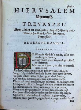 DE HELDEN GODES DES OUWDEN VERBONDS, Met kunstige beeldenissen vertoont, en poeetelijck verklaert. Hymnus of Lofzangh van de Christelycke Ridder , De ...