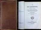 Le Don Quichotte, traduit de l'Espagnol , 2 Volumes. H. Bouchon Dubournial
