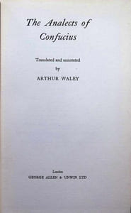 The Analects of Confucius